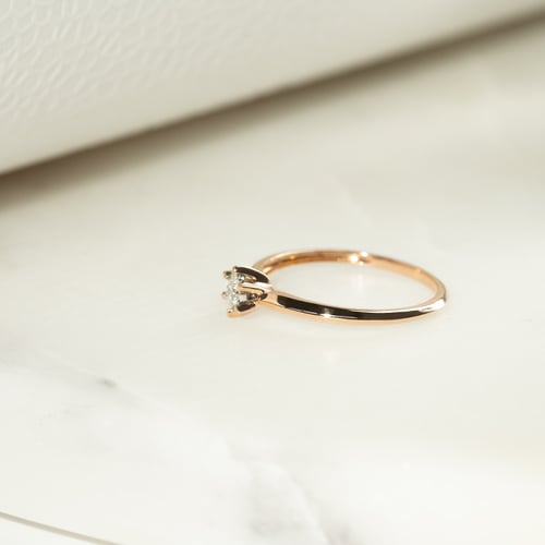 Solitär-Ring mit einem Lab Grown Diamanten Leandra