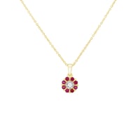 Anhänger mit Rubinen und Diamanten Greta