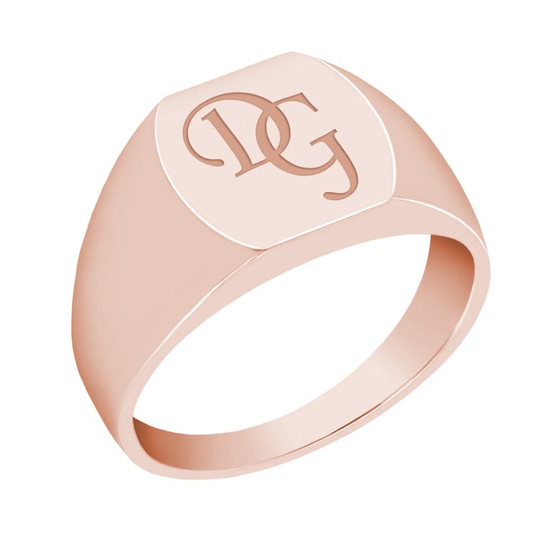 Herrenring in Roségold 40747