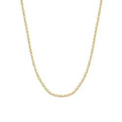 Goldene Spigakette 45 cm aus 18k Gold