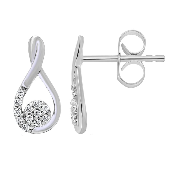 Ohrringe in Tropfenform mit Lab Grown Diamanten Daniela 93222