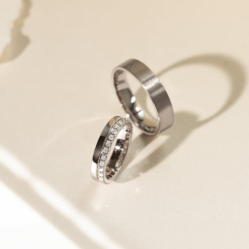Goldener Eternity-Ring mit lab grown Diamanten Heavana