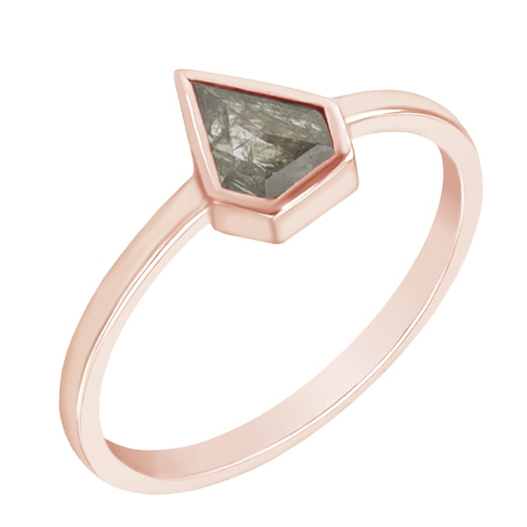 Ring mit Salt and Pepper Diamant Caritta 97485