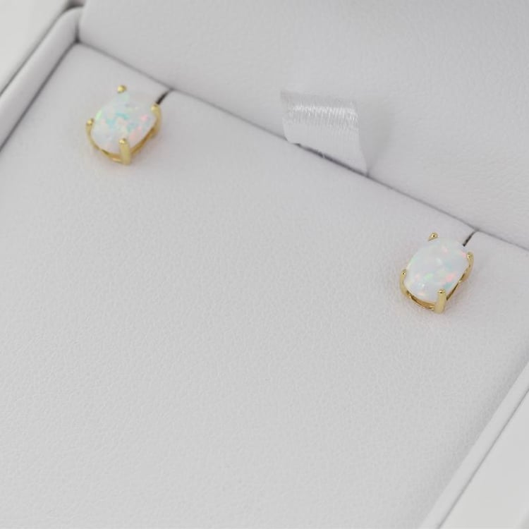 Gold Ohrstecker mit Opalen 26872