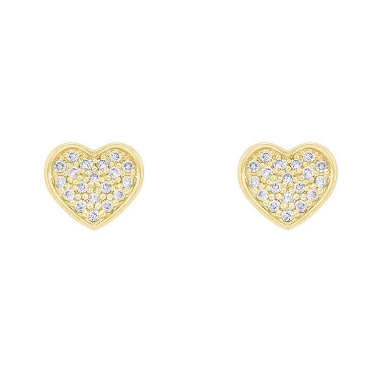 Diamantohrringe in Herzfrom Sie 11658