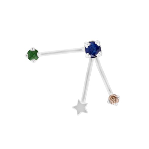 Ohrring mit Sternzeichen Taurus