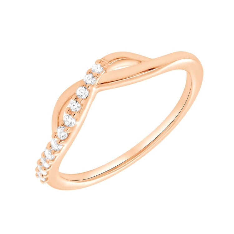 Atypischer Ring aus Gold mit Diamanten Joel 162466