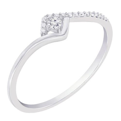 Goldener Verlobungsring mit Lab Grown Diamanten Anthia