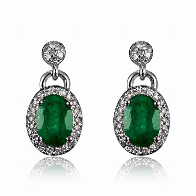 Smaragdohrringe