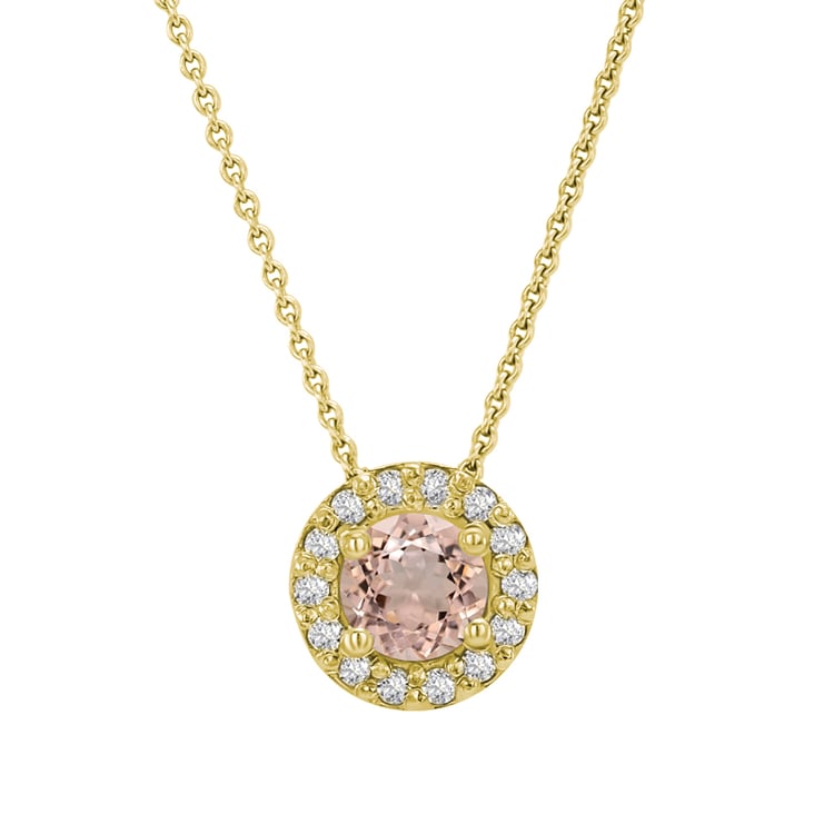 Halo-Anhänger mit Morganit Vicky 32245