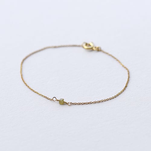 Goldenes Armband mit gelbem Diamanten Keegan