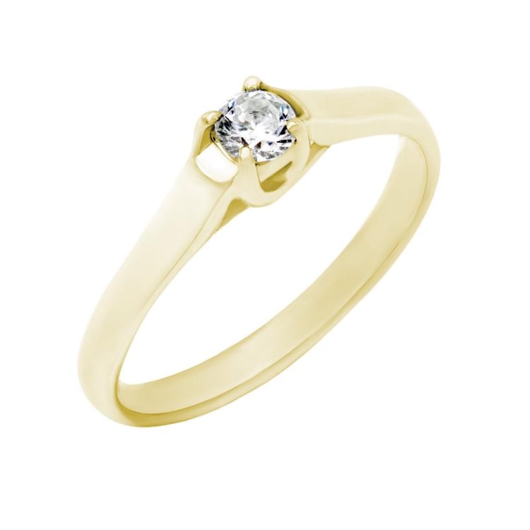 Goldring mit Diamanten 25536