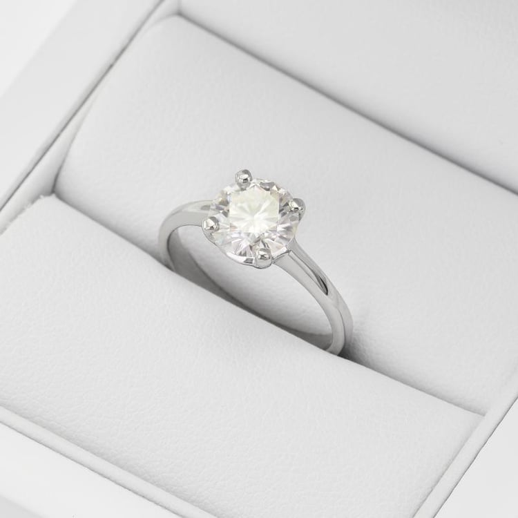 Platin Verlobungsring 33734