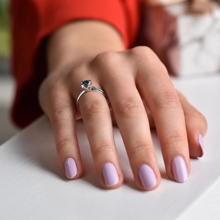 Goldener Diamantring 43657