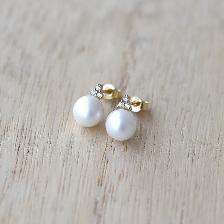 Ohrstecker mit Perlen 61533