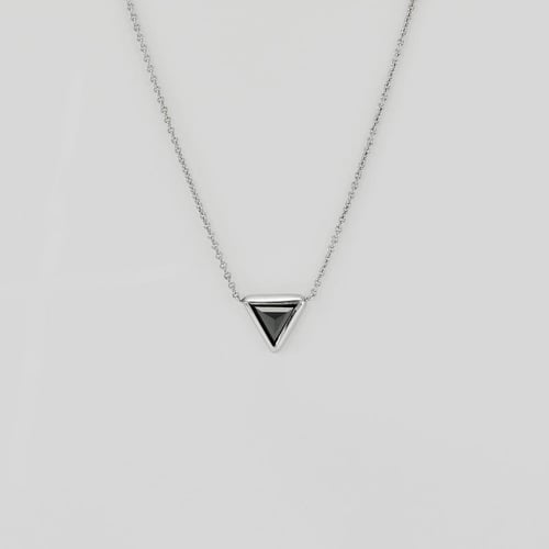 Schmuckset aus Gold mit schwarzen Diamanten Weste