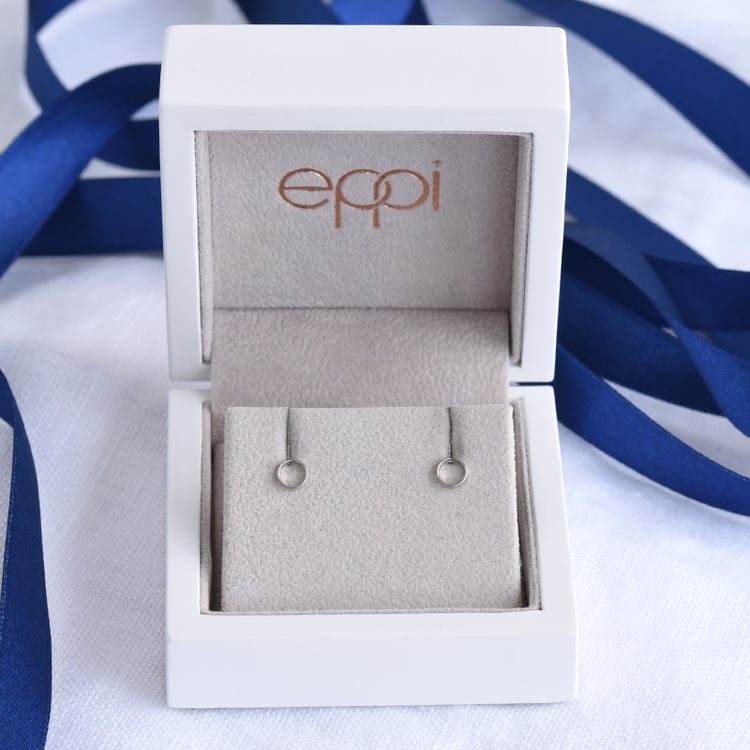 Minimalistische goldene Ohrringe Janne 84577