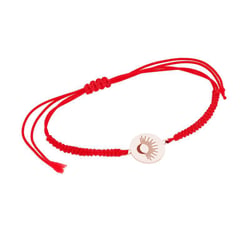String Armband mit dem Yoga Symbol Sonne und Mond