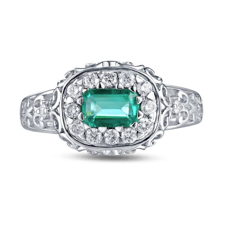 Goldring mit Smaragd 9492