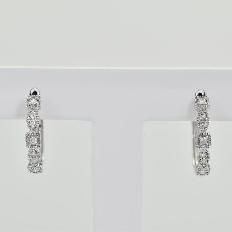 Creolen im Vintagestil mit Diamanten Nedim 25977