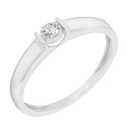 Eleganter Verlobungsring mit Diamant Segunda