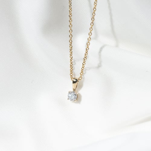 Anhänger mit Lab Grown Diamant und Auswahl des Karatgewichts Alexen