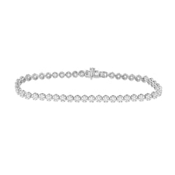 Zauberhaftes Tennis Armband mit Lab Grown Diamanten Santana