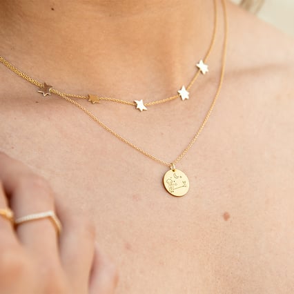 Kette mit Sternen Der Kleine Prinz