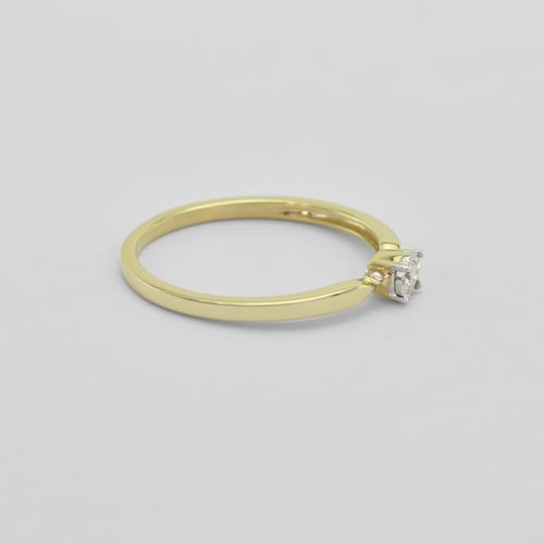 Eleganter Silberring mit Lab Grown Diamanten Ximena