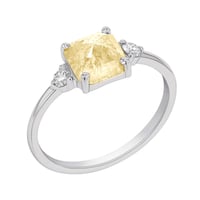 Ring mit einem Salt and Pepper Diamanten Mahmud