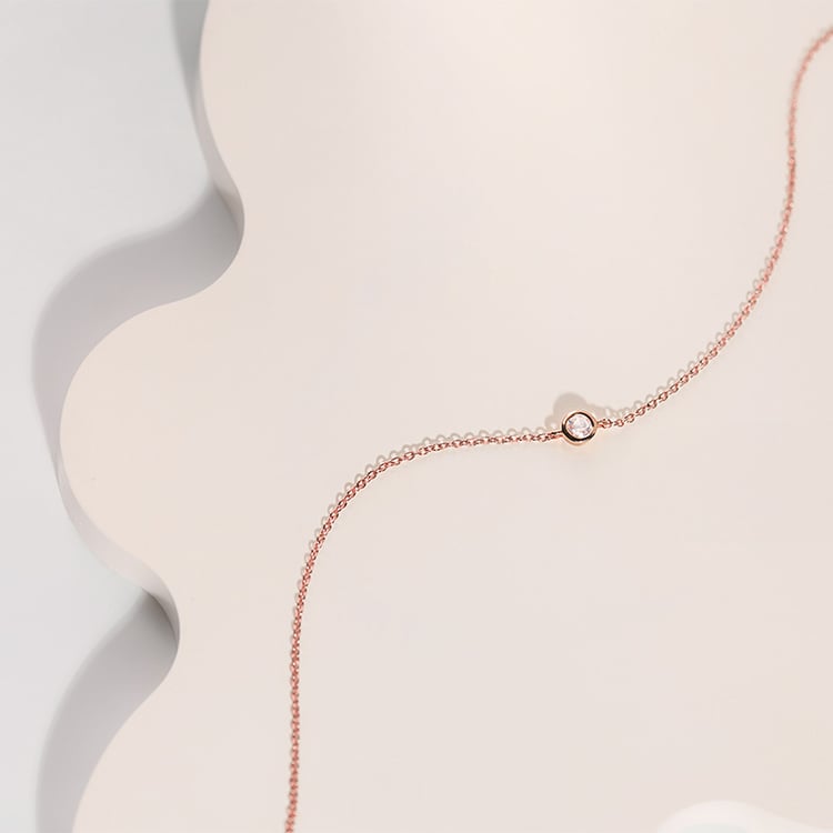 Minimalistisches Armband in Gold und mit Mondstein Bonato 152855