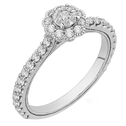 Halo-Verlobungsring mit Lab Grown Diamanten Alaina