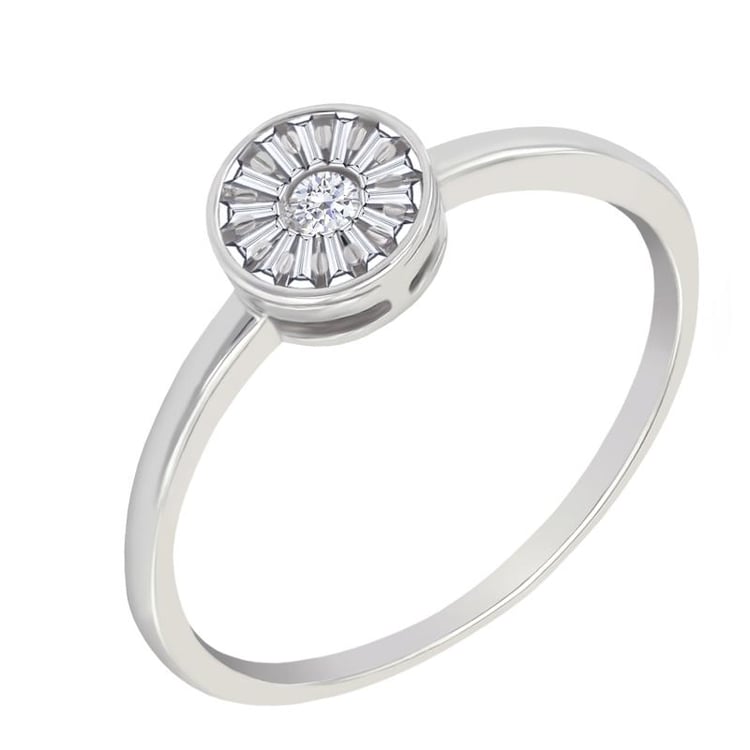 Diamantring aus Gold 35943