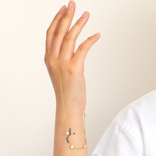 Silberne Kette mit Sternen Der Kleine Prinz