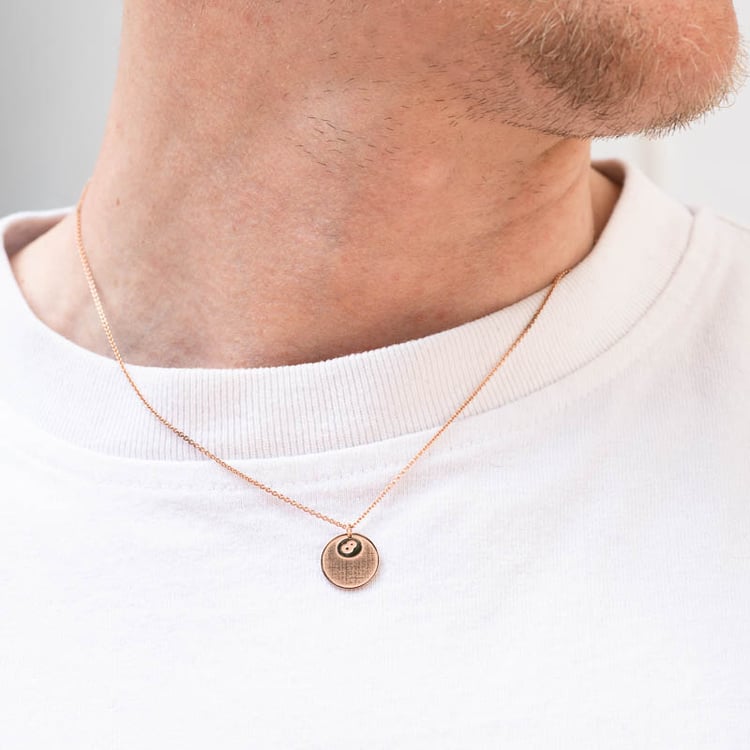 Anhänger Billardkugel mit Gravur Ihrer Wahl Billard 123610