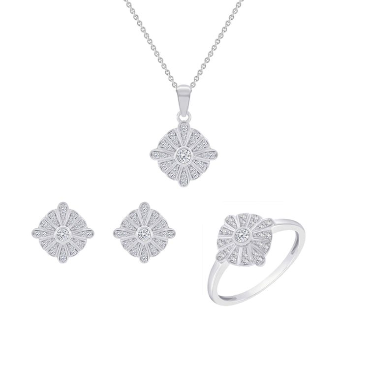 Schmuckset mit Diamanten