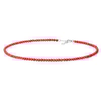 Silberne Korallen-Kette Norma