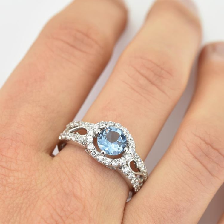 Goldring mit Topas und Diamanten Eriah 15594