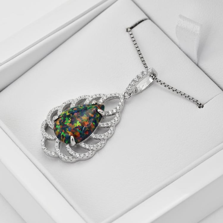 Halskette mit Opal 33737