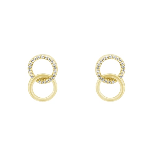 Elegante Ohrringe mit Diamanten Landyh