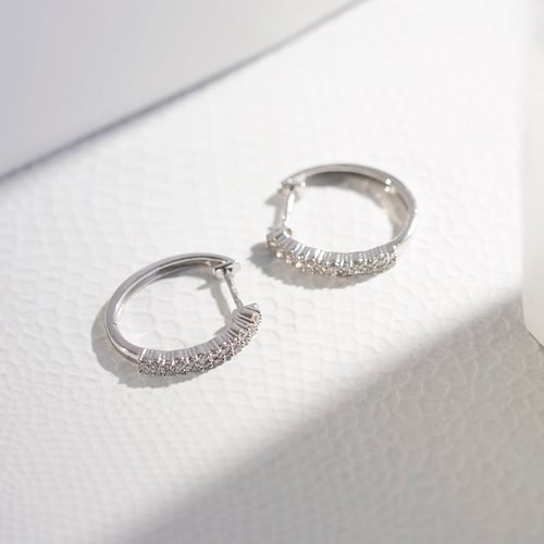 Runde Diamant-Ohrringe Nicholls