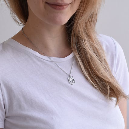 Anhänger Mutter und Kind mit Diamant Rian