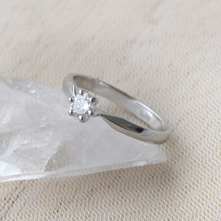 Verlobungsring mit 0.27ct IGI zertifiziertem Diamant Iravan 73422