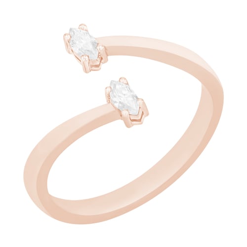 Ungewöhnlicher Ring aus Gold Alik