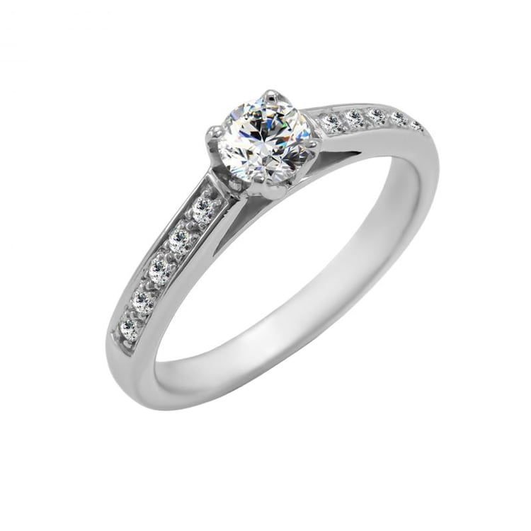 Diamantring 18K Gold Cliodna
