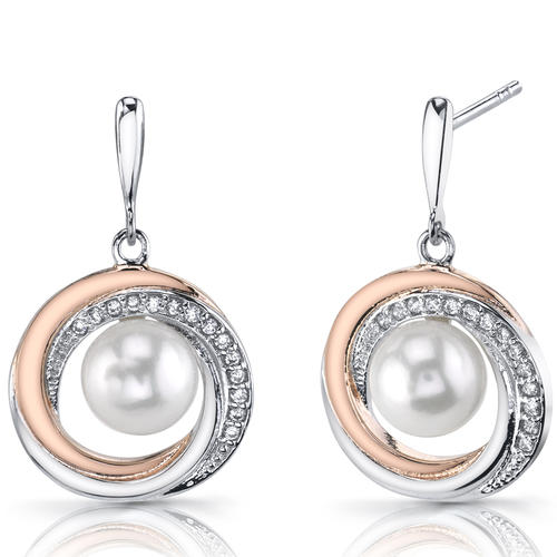 Perlenohrringe mehrfarbig 11214