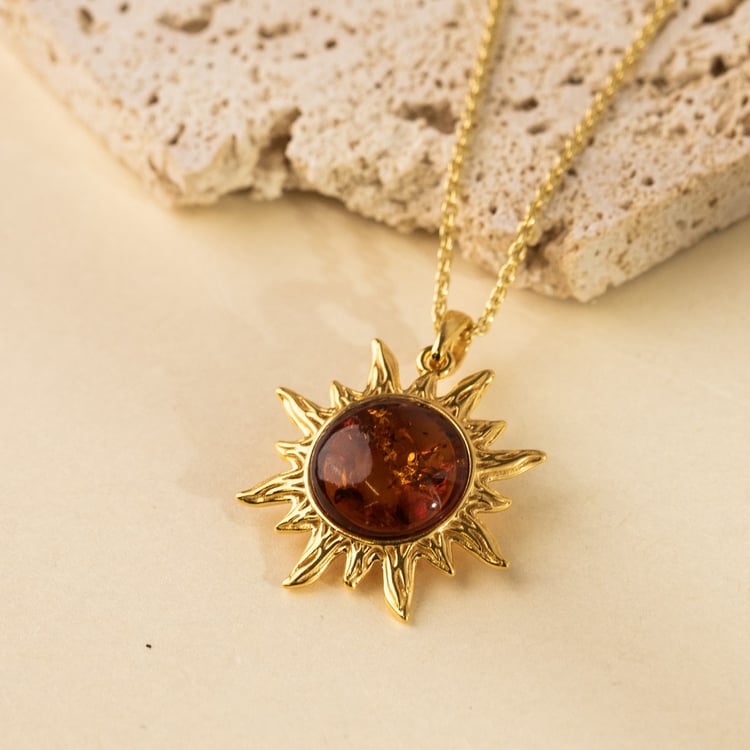 Silberner Anhänger in Form einer Sonne 164438