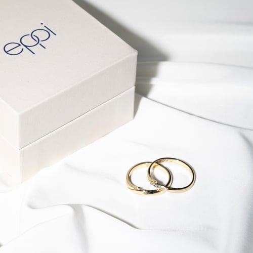 Trauringe aus Gold mit Diamanten Abella