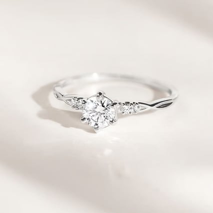 Verlobungsring aus Gold mit 2.02ct IGI-zertifiziertem Lab Grown Diamanten Mileva