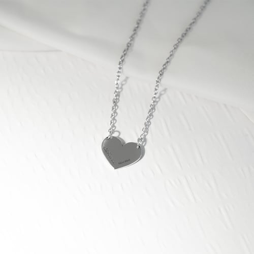 Personalisierter Halskette aus Silber Atalia